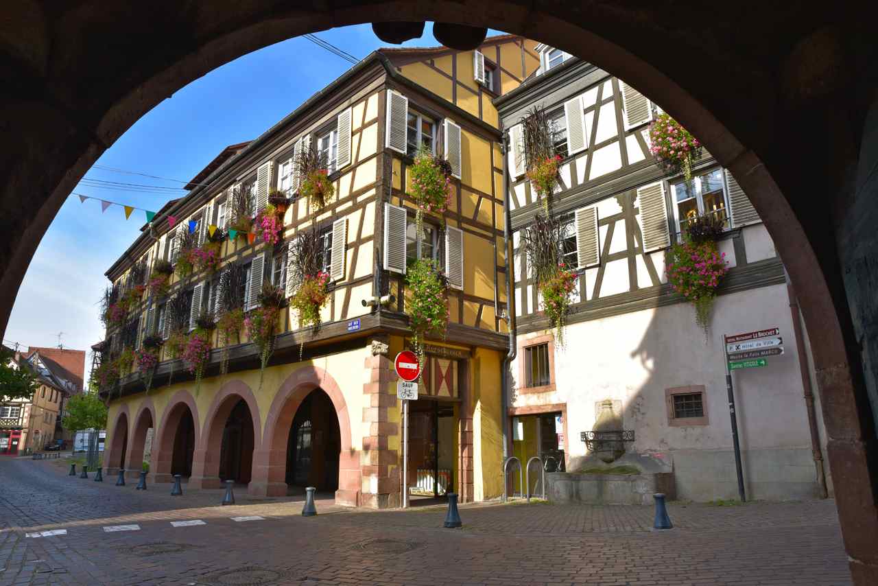 rue des bouchers superbe maison a colombages, Barr